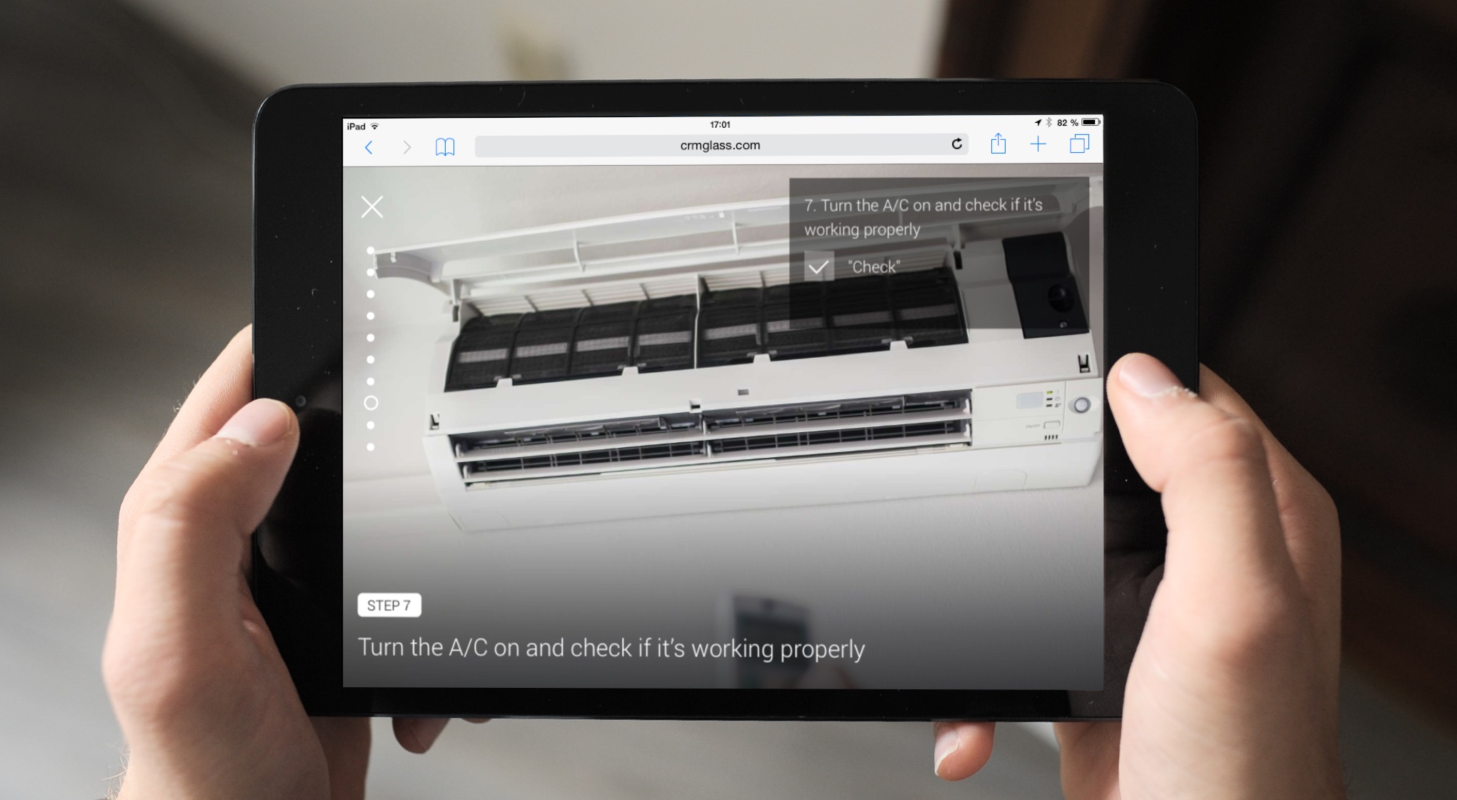 Druhý scenár: Údržba klimatizácie