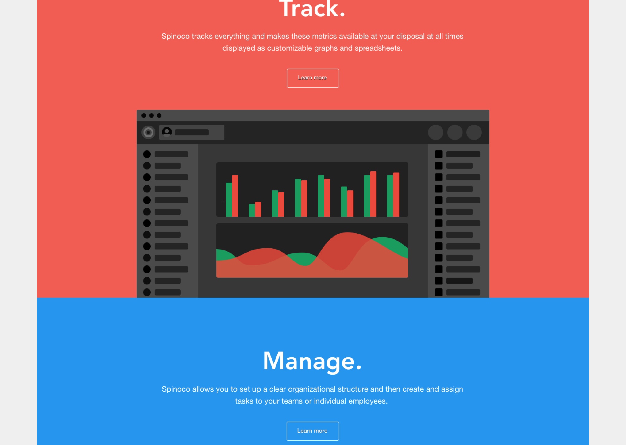 Spinoco - Marketing website
